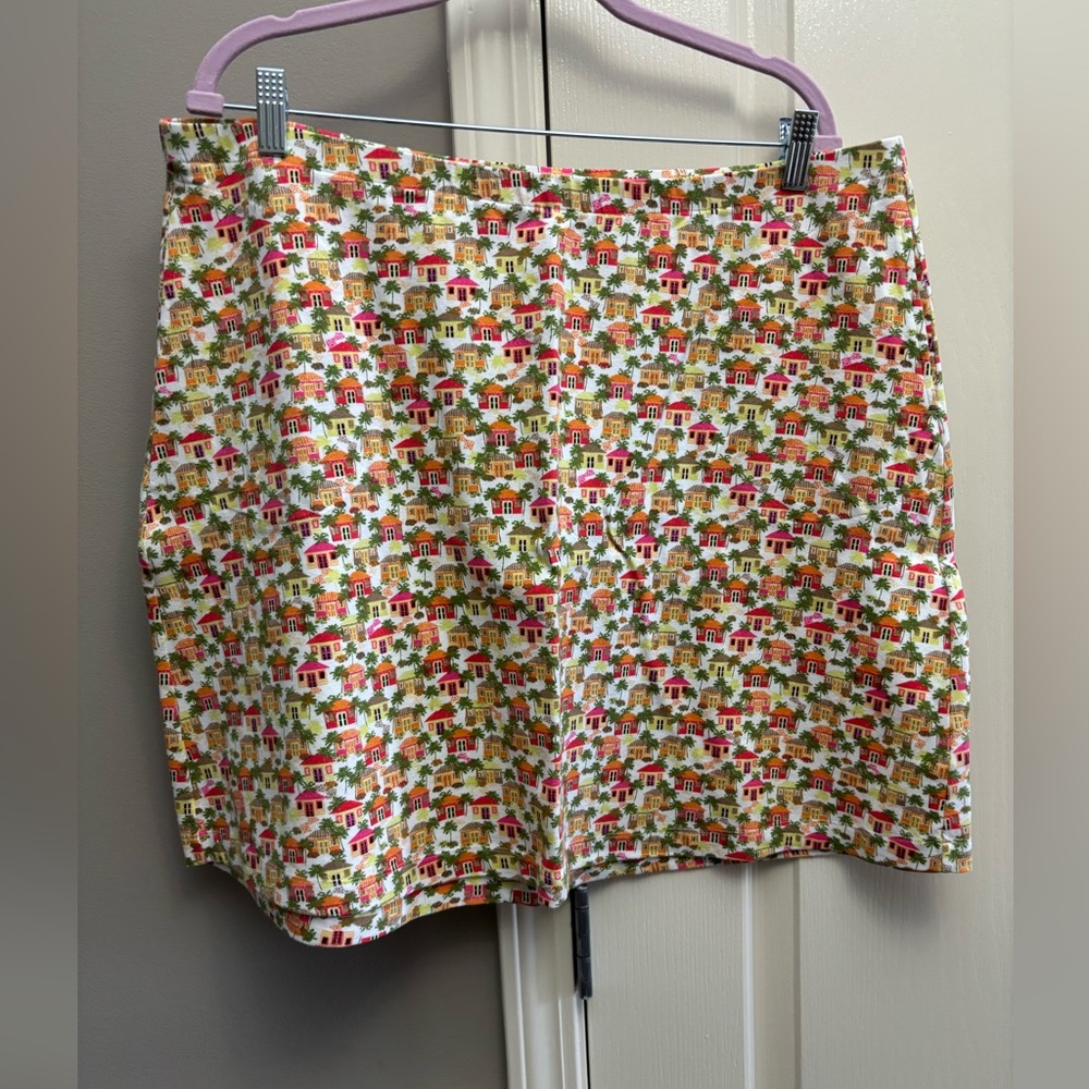 Women’s J.Jill warm tones beach shack skirt